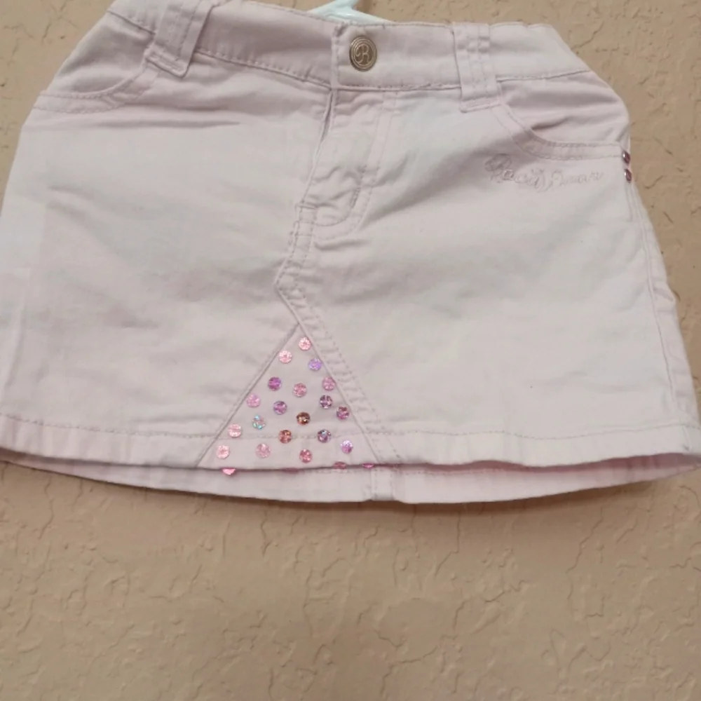 Rocawear Light pink sequined skirt size 3t